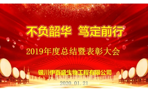 “不負(fù)韶華，篤定前行”2019總結(jié)表彰暨新春年會圓滿成功！